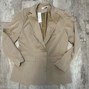 Tan blazer, nwt, size large